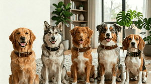 5 Unique high-quality leather collars for dogs